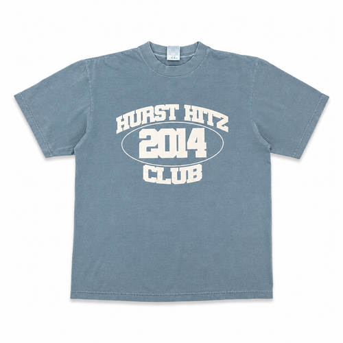 Washed Denim Hurst Hitz Club Tee V2