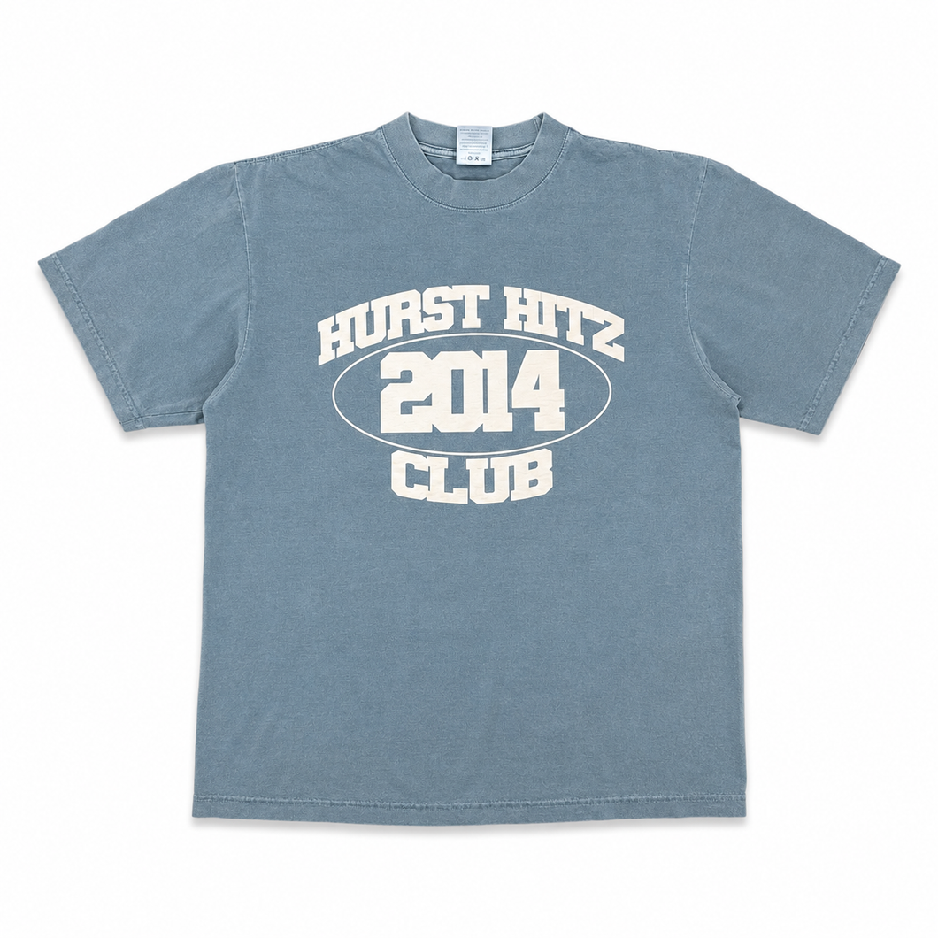 Washed Denim Hurst Hitz Club Tee V2
