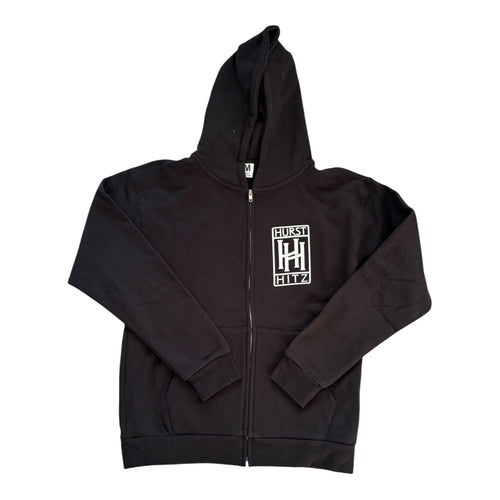 Hurst Hitz Zip Up Jacket Black/White 006