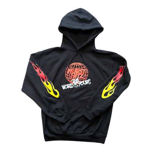 Hurst Hitz “World is Yours” Flame Hoodie