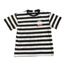 Hurst Hitz Black Striped Oversize Box Short Sleeve Tee
