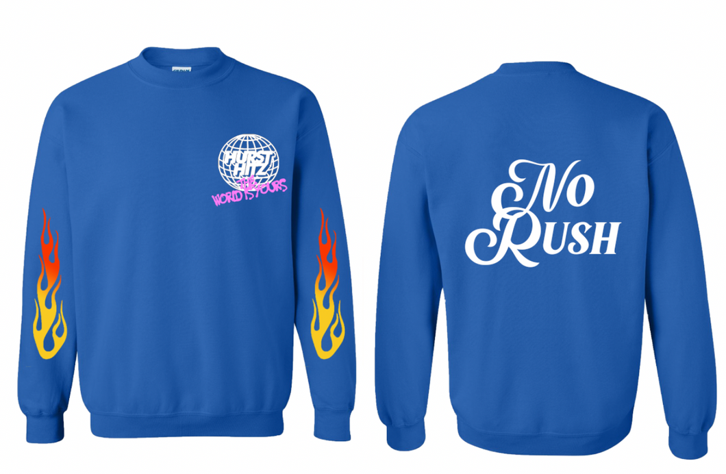 *Pre Order* Hurst Hitz No Rush Blue Crewneck SV26