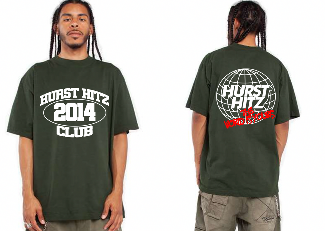 **PRE ORDER** Moss Green Hurst Hitz Club Tee V2