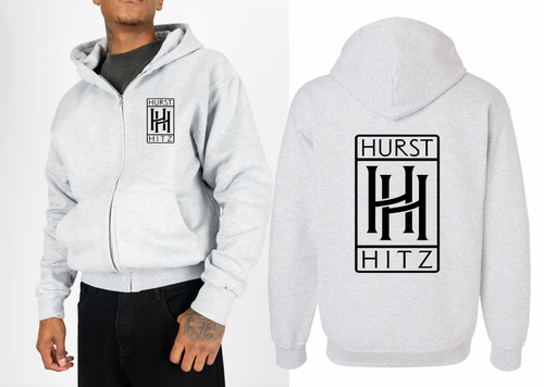 ** PREORDER** Hurst Hitz Zip Up Jacket Grey/Black 006