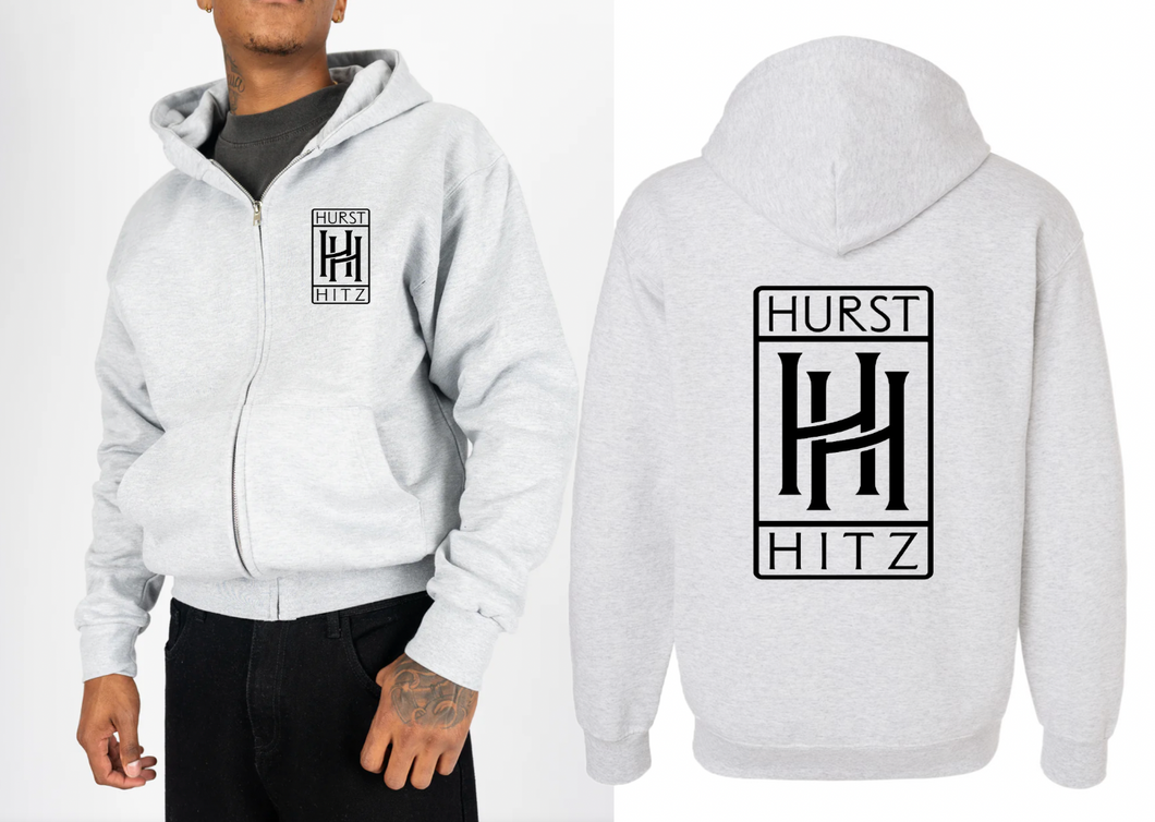 ** PREORDER** Hurst Hitz Zip Up Jacket Grey/Black 006