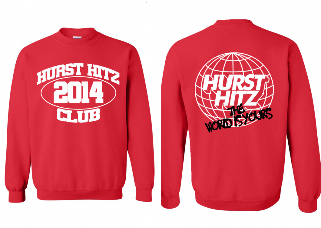 ***Preorder*** Hurst Hitz Club Crewneck Red