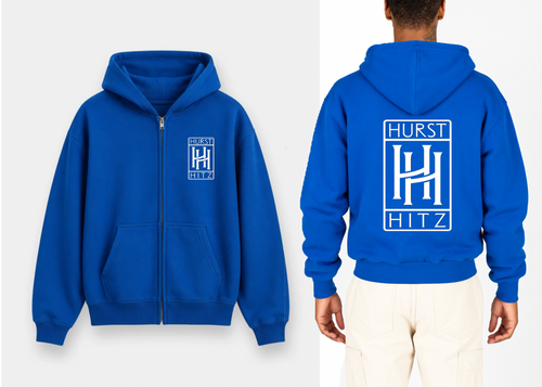 ** PREORDER** Hurst Hitz Zip Up Jacket Blue/White 006