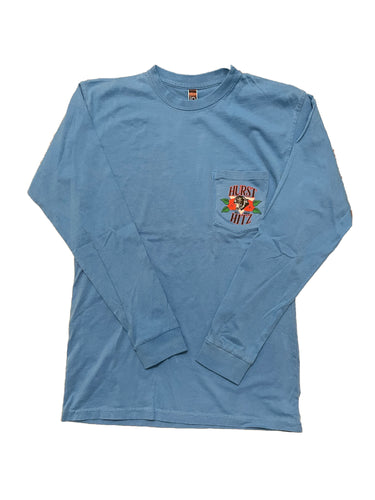 Hurst Hitz Ocean Blue Long Sleeve Pocket Tee V2